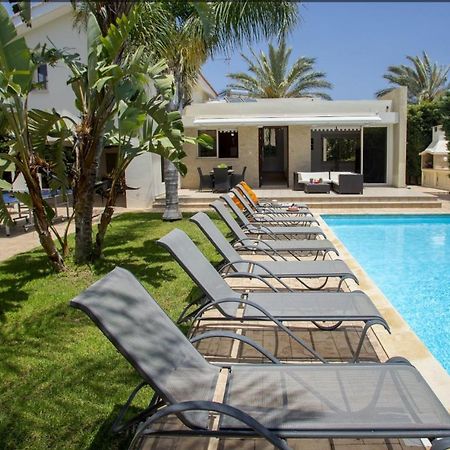 Soothing Sunset Villa With Private Pool, 200M From The Beach Perivolia Luaran gambar