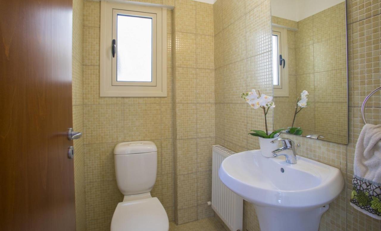 Soothing Sunset Villa With Private Pool, 200M From The Beach Perivolia Luaran gambar