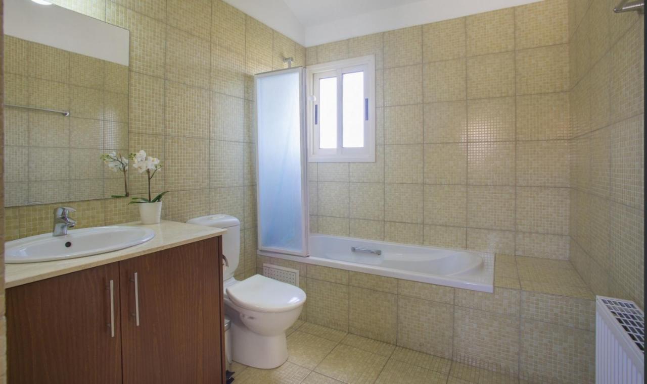 Soothing Sunset Villa With Private Pool, 200M From The Beach Perivolia Luaran gambar